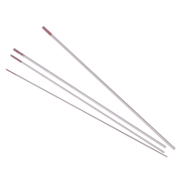 15cm Tungsten Electrode WT20 Welding TIG Red Tip Rod Directional Welding Tungsten Needle Rod Argon Arc Welding Gun Red Tip Rod