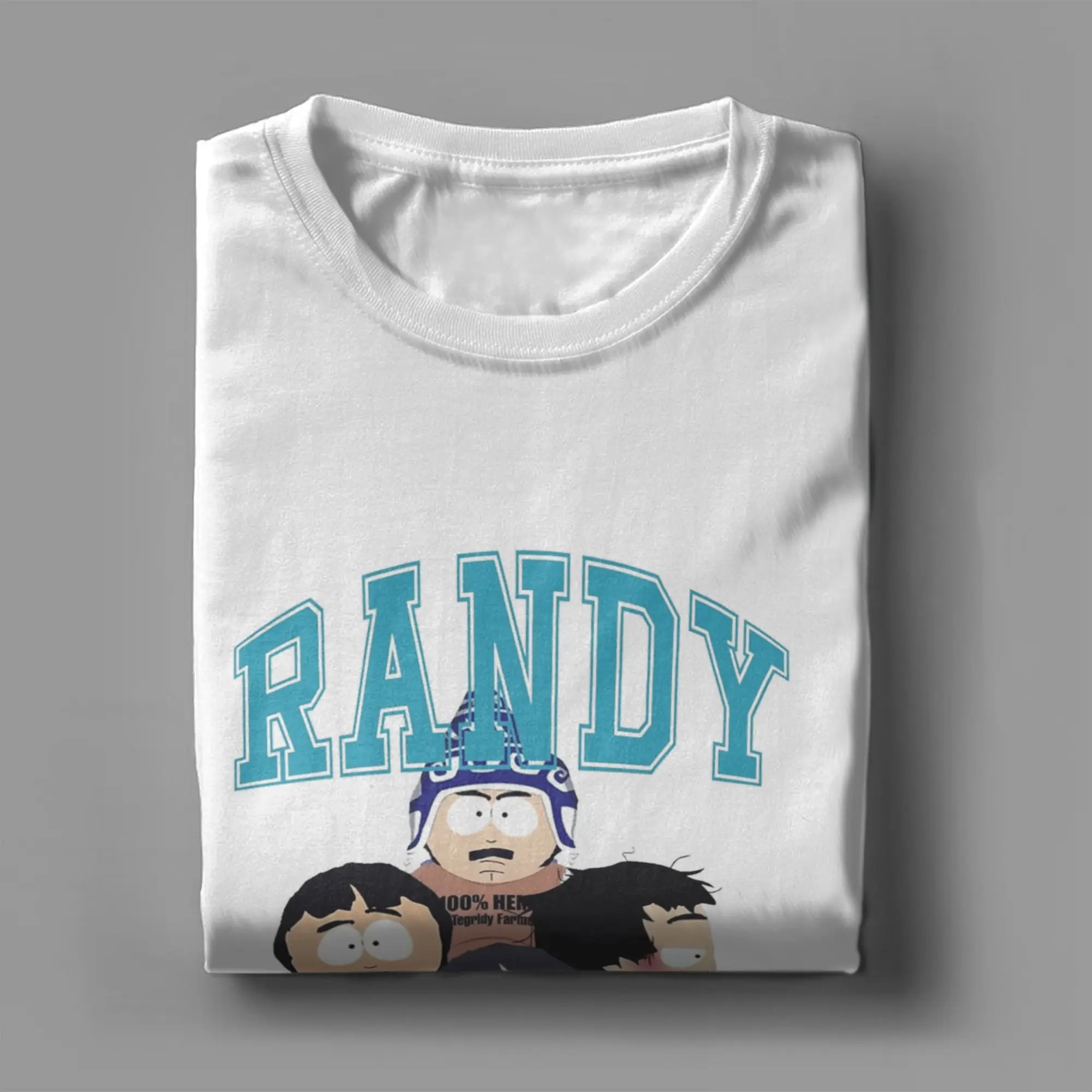 Men Women's Randy Marsh T Shirt Southparks Pure Cotton Clothes Crazy Short Sleeve Crew Neck Tee Shirt Printing T-Shirts view 3