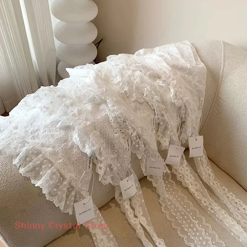 Korean Lace Headband Triangle Scarf Headscarf Western Style Mixed Overlapping Triangle Scarf Half Body Skirt Butt Curtain Female
