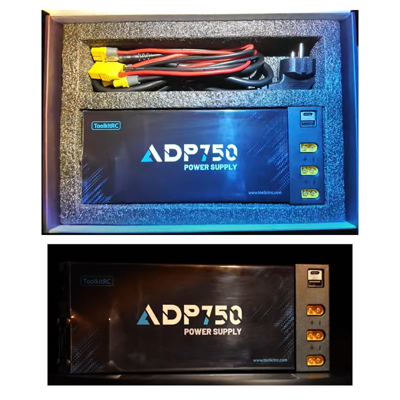 Zasilacz ToolkitRC ADP750 750W XT90 XT60 wyjście 12V 30A wejście AC 100V-240V do ładowarki akumulatorów ToolkitRC