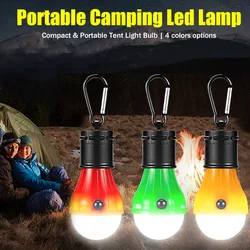 Camping Lantern Outdoor Light Battery Powered Lights Multicolor Waterproof Lighting Mini Portable LED Lamp Bulb Emergency Light