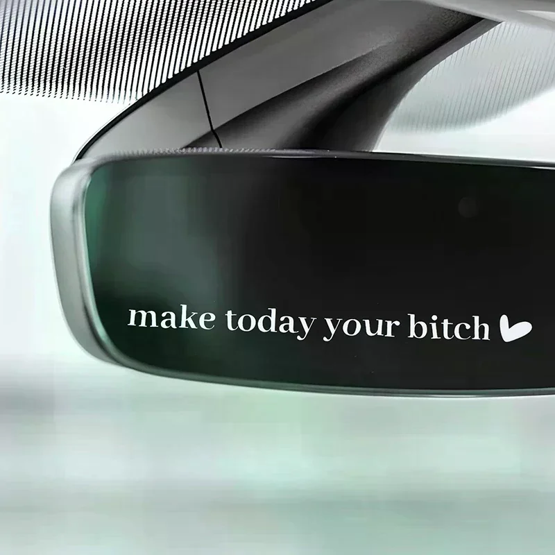 

Сделайте сегодня * Наклейка на зеркало заднего вида, Наклейка на автомобиль, Новый декор автомобиля, Забавная виниловая наклейка, Наклейка на зеркало автомобиля