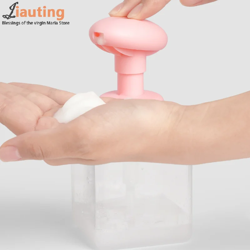 250 مللي مربع واضح زجاجة الصابون السائل مخفوق موس نقاط تعبئة الشامبو غسول هلام الاستحمام زجاجات مضخة لموزع الصابون