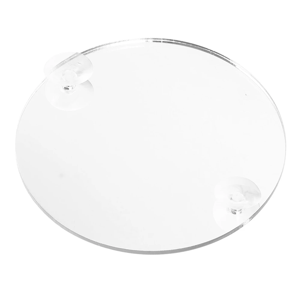 

1pc Acrylic Fish Tank Mirror with Suction Cup for Betta Fish Training Decorative Aquarium Accessory Compact Mirror Betta Toy