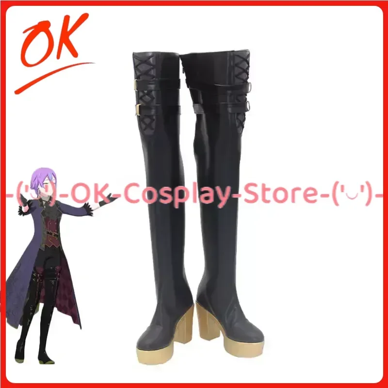 [Customized] Kamishiro Rui Cosplay Shoes Anime Game Roleplay Costume Prop Halloween Carnival Holiday Party PU Leather Boots