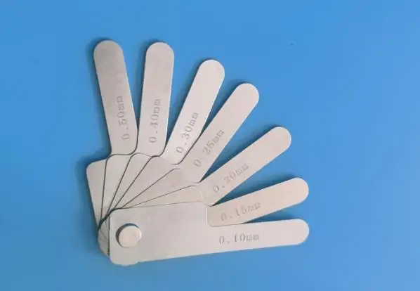 

20 шт., стоматологическая межпроксимальная линейка, инструменты для ортодонтического лечения 0,1-0,5 мм, IPR, линейка для измерения зазора между зубами