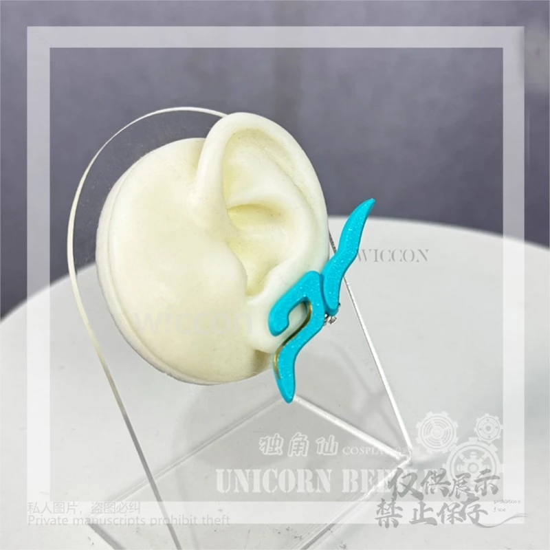 【MoeMimic】 Honkai Star Rail Dan Heng Imbibitor Lunae Dragon Horns Headpiece Cosplay Wig Anime Game Wearable Prop Halloween Cos