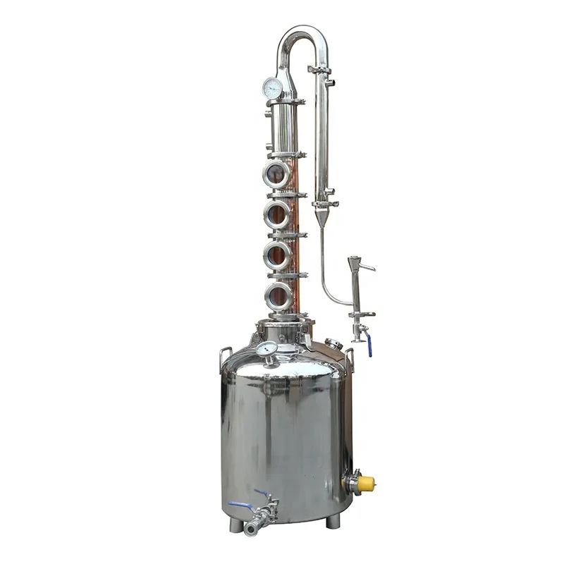 Small stainless steel copper volt household distillation still