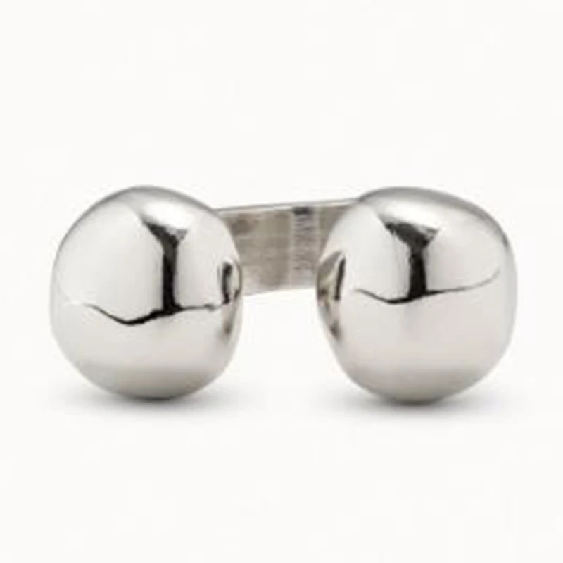 2022 New Fit UNO DE 50 Fashion Plated 925 Silver 14k Gold Charm Ring Niche Jewelry Gift