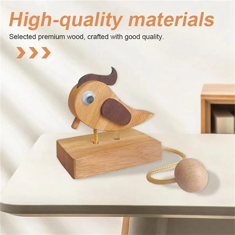 جرس باب نقار الخشب الخشبي اليدوي ، مطرقة الباب ، الحلي والديكور للمدخل ، دائم