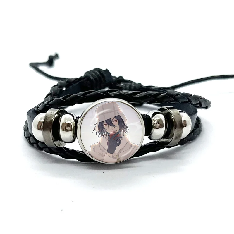 Anime Bungo Stray Dogs Fyodor Fan Art Bracelets Art Multilayer Braided Bracelets Bangles Handmade Jewelry Gifts