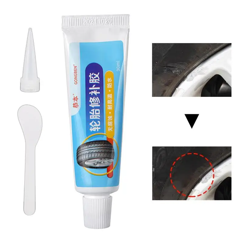 

Car Tire Repair Glue 50ml Super-Glue Adhesive For Sidewall Waterproof Puncture Strong Rubber Glues Car Tire Repair Tools