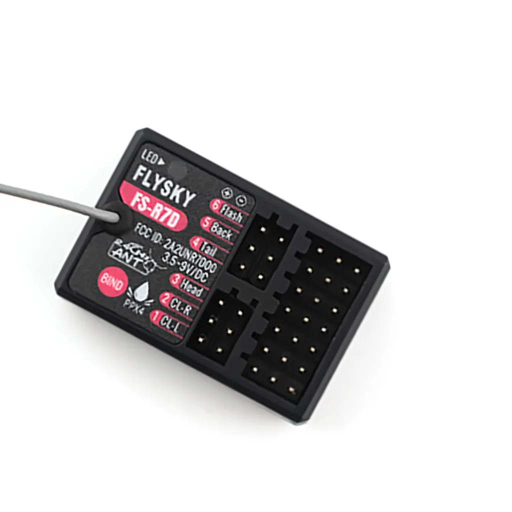 FS-R7D 7-channel receiver, gun-controlled transmitter with ANT protocol