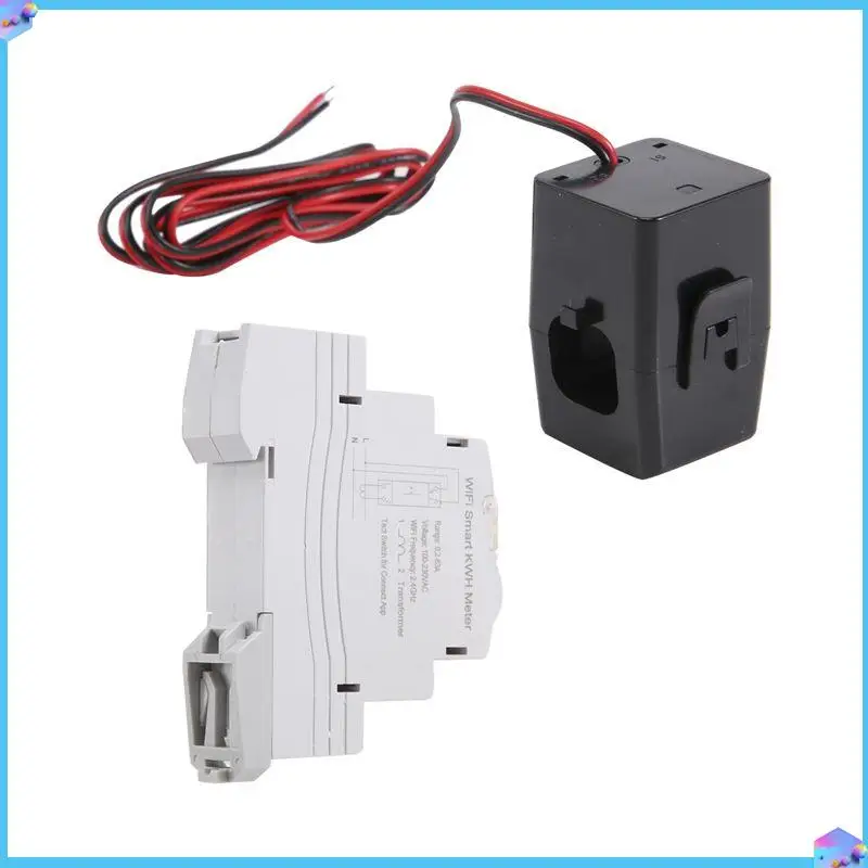 

A43T ATMS1603 Tuya Single Phase Wifi Intelligent Energy Meter 100A Din Rail Precisely Measuring Voltmeter Ammeter Power