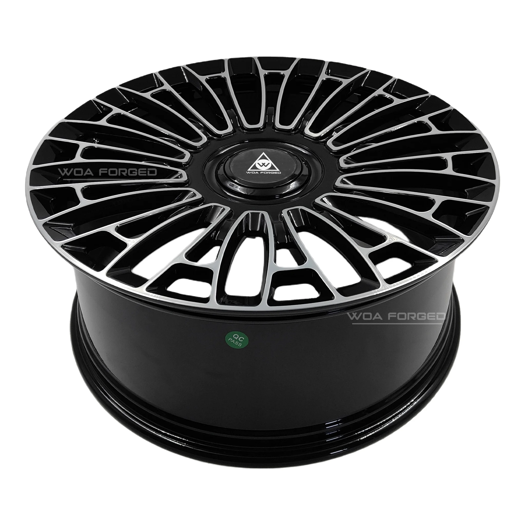 

WOA Forged Wheel Customized 20 21 22 Inch 9.5 J 5x108 5x120 63.4/62.5 for Zeekr 001 Lixiang L7 L8 L9 Glossy Black + machine Face