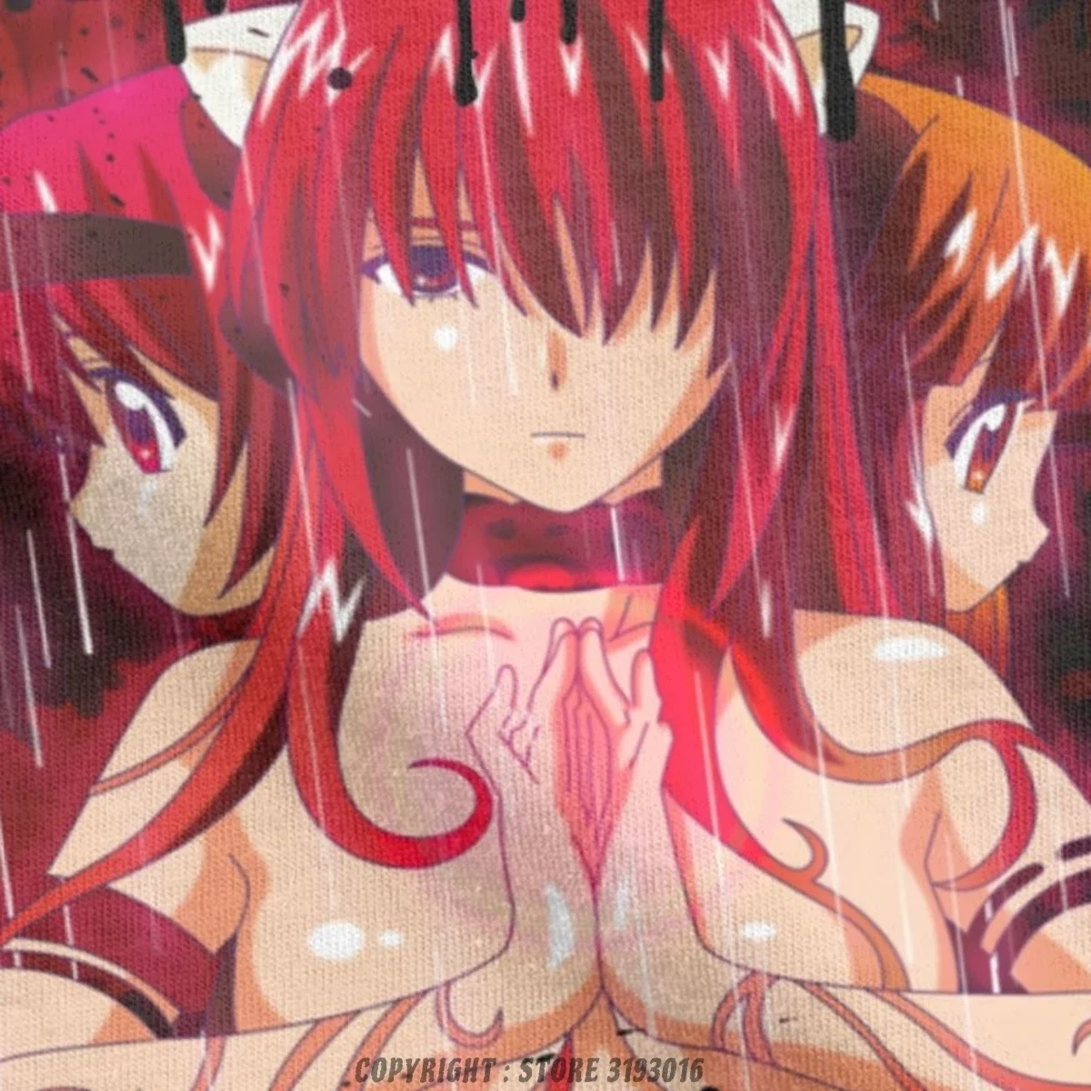 ليليوم إلفين الكذب ثلاثية الأبعاد بلايز الهيب هوب محب تي شيرت للرجال مضحك أنيمي مانغا الدم لوسي فتاة نيو يوكا تيز قمصان #5