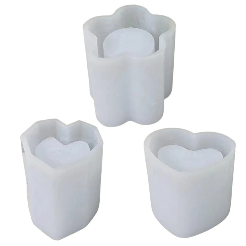 Decorative Resin Vase Mould Collection Pen Holder Mold for Artistic Flower Arrangements and Desk Dropship