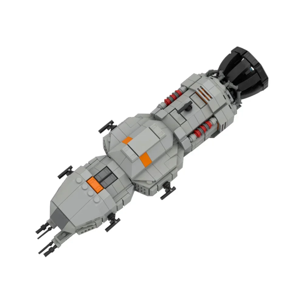2026 New MOC The Expanse Rocinante Building Blocks Model Movie Rocinante Spaceship Bricks Assembly Educational Toys Kids Gifts