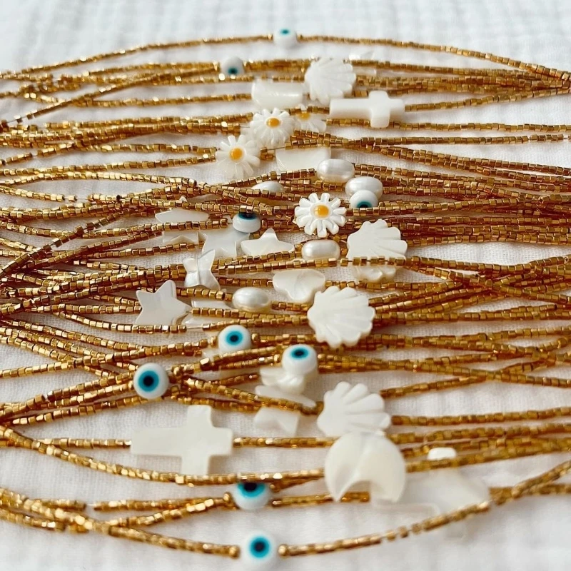Miyuki-Armband für Frauen, Geschenk, Boho-Sommer, handgefertigte Perlenarmbänder, Glasperlen, Pulseras, verstellbarer Knotenschmuck – Detail 2