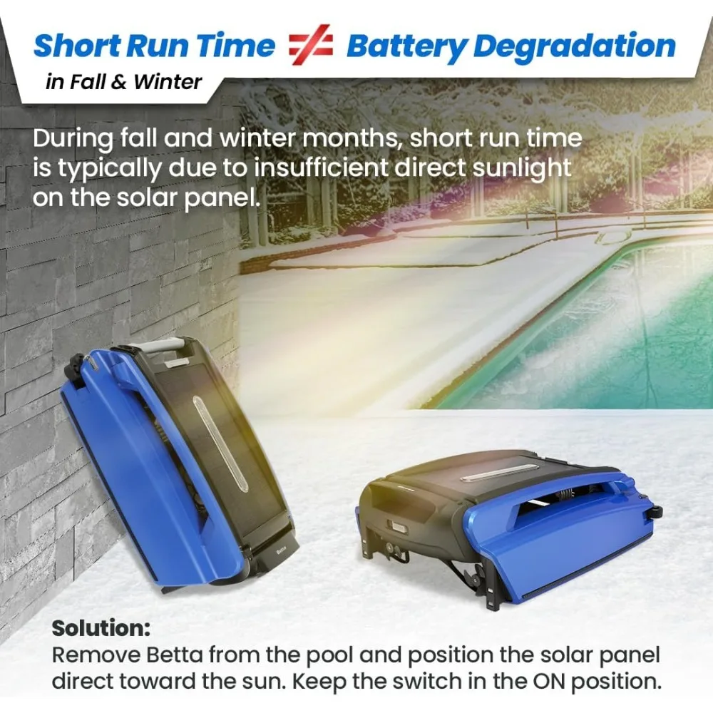 SE limpador robótico automático movido a energia solar para piscina, limpador de superfície com bateria de limpeza contínua de 30 horas, limpador de piscina robô