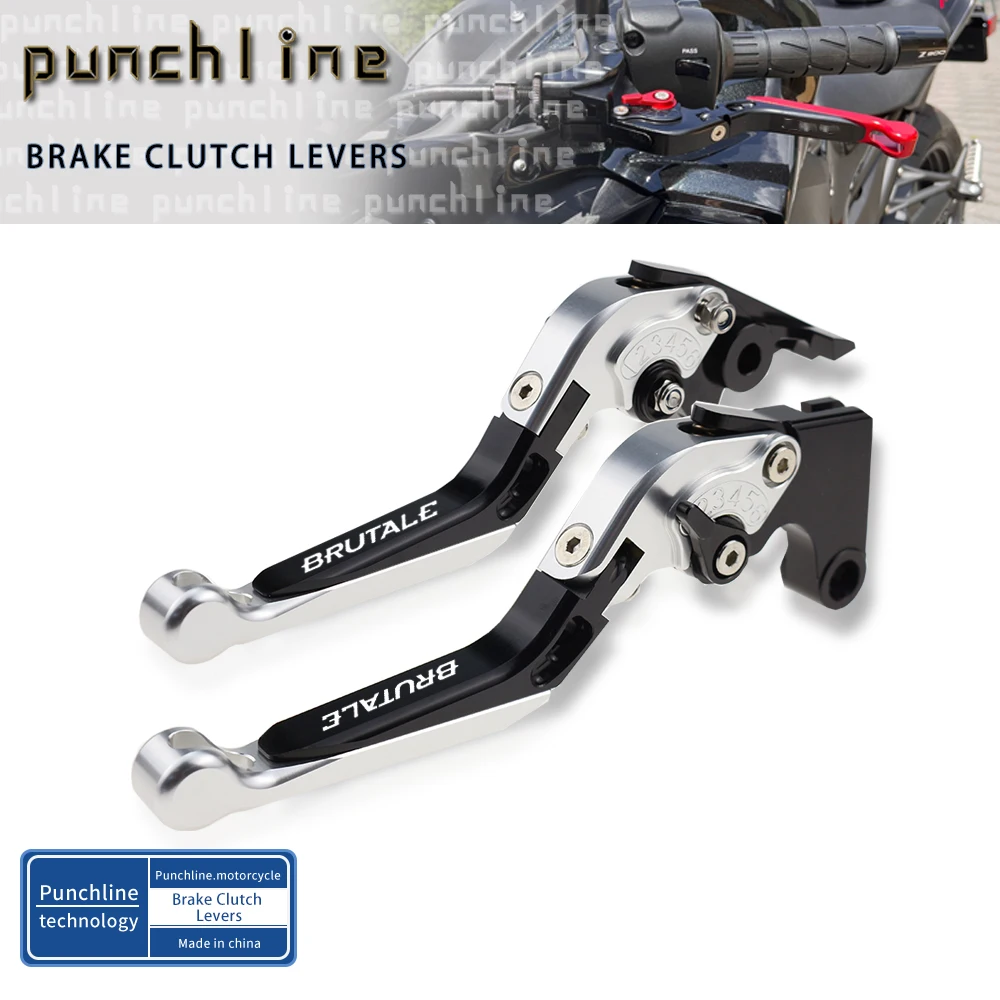 Ajuste Brutale 4 1078RR 07-11 manijas de embrague ajustables para Brutale 4 1090 Corsa 13-16 Brutale 4 1090 R 12-15 palancas de freno plegables