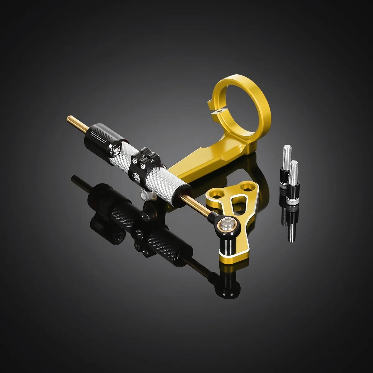 

High Strength Alloy Anti-Swing Replacement Accessory CNC Steering Damper Stabilizer & Mounting Bracket Grip For Honda MONKEY 125