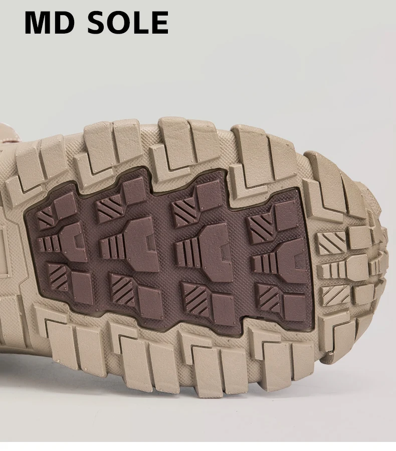 Neue Herren-Taktikstiefel in Übergrößen 39-46, Rutschfeste Outdoor-Wanderschuhe, Verschleißfeste Trekking-Knöchelstiefel – Detail 5