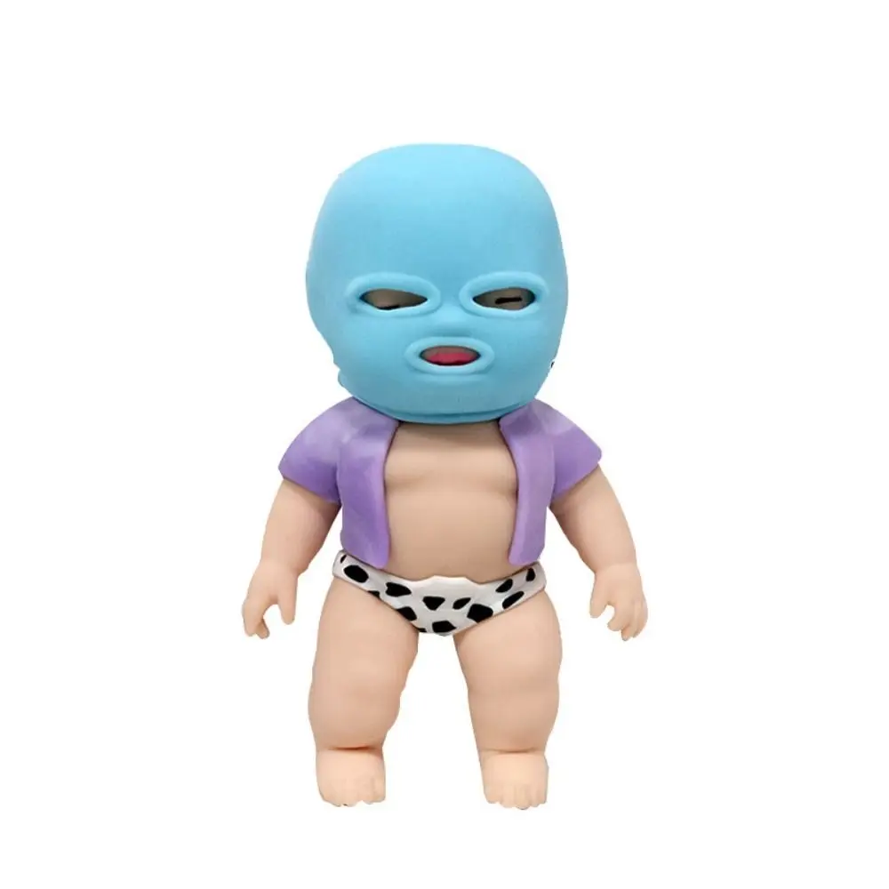 Brinquedo sensorial bonito mascarado boneca squeeze brinquedo tpr brinquedo fidget dos desenhos animados brinquedo de silicone 3d pitada brinquedo de descompressão piadas práticas