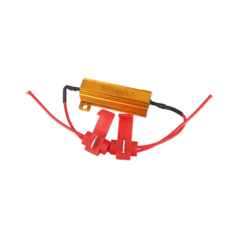6PCS RX24 50W Load Resistor 6Ω 8Ω 10Ω LED Decoder Canbus Anti Hyper Flash for Car Turn Signal Brake Light