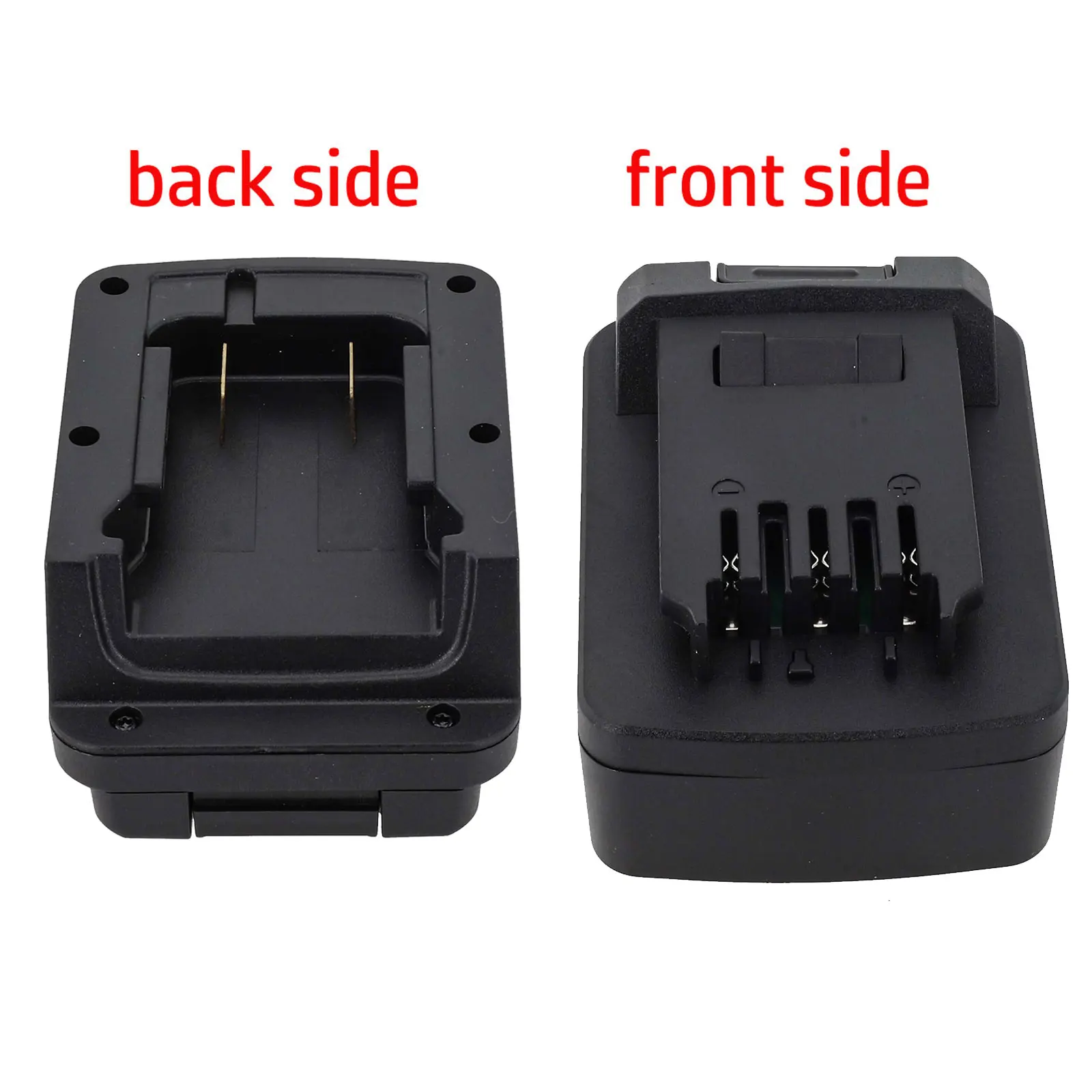 

Black Wire Negative For DIY Projects 18V To 20V Battery Adapter 18V To 20V Converter Approx. 9.5*7.5*4.5cm Size Easy To Install