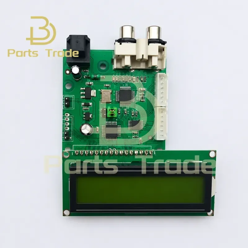 for AK4118 Fiber Coaxial I2S Input to I2S Output Digital Receiver Board with Soft Control and Sampling Rate Display