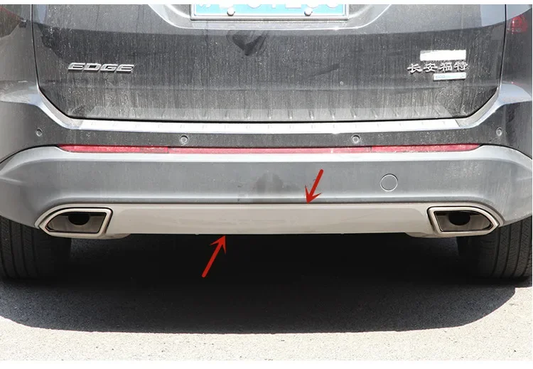 For Ford EDGE 2015-2020 stainless steel Before and after bumper guard plate Collision avoidance anti-scratch car accessories