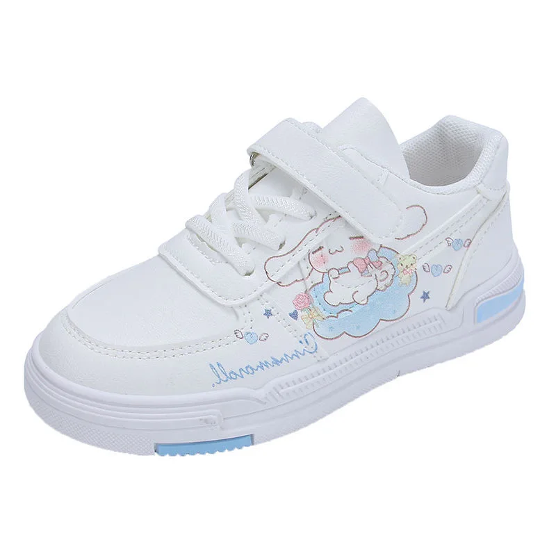 

2024 Hot Children Boy Sport Shoes White Mesh School Girls Shoes Soft Sole Running Shoes For Boys Quick Lacing Student Trainers