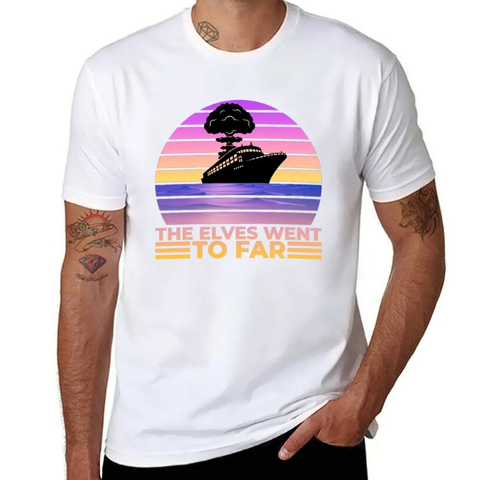 

Euro Vision The Elves Went Too Far Fire Saga Jaja Ding Dong T-Shirt cotton t shirt man man t shirts for men casual T-Shirt