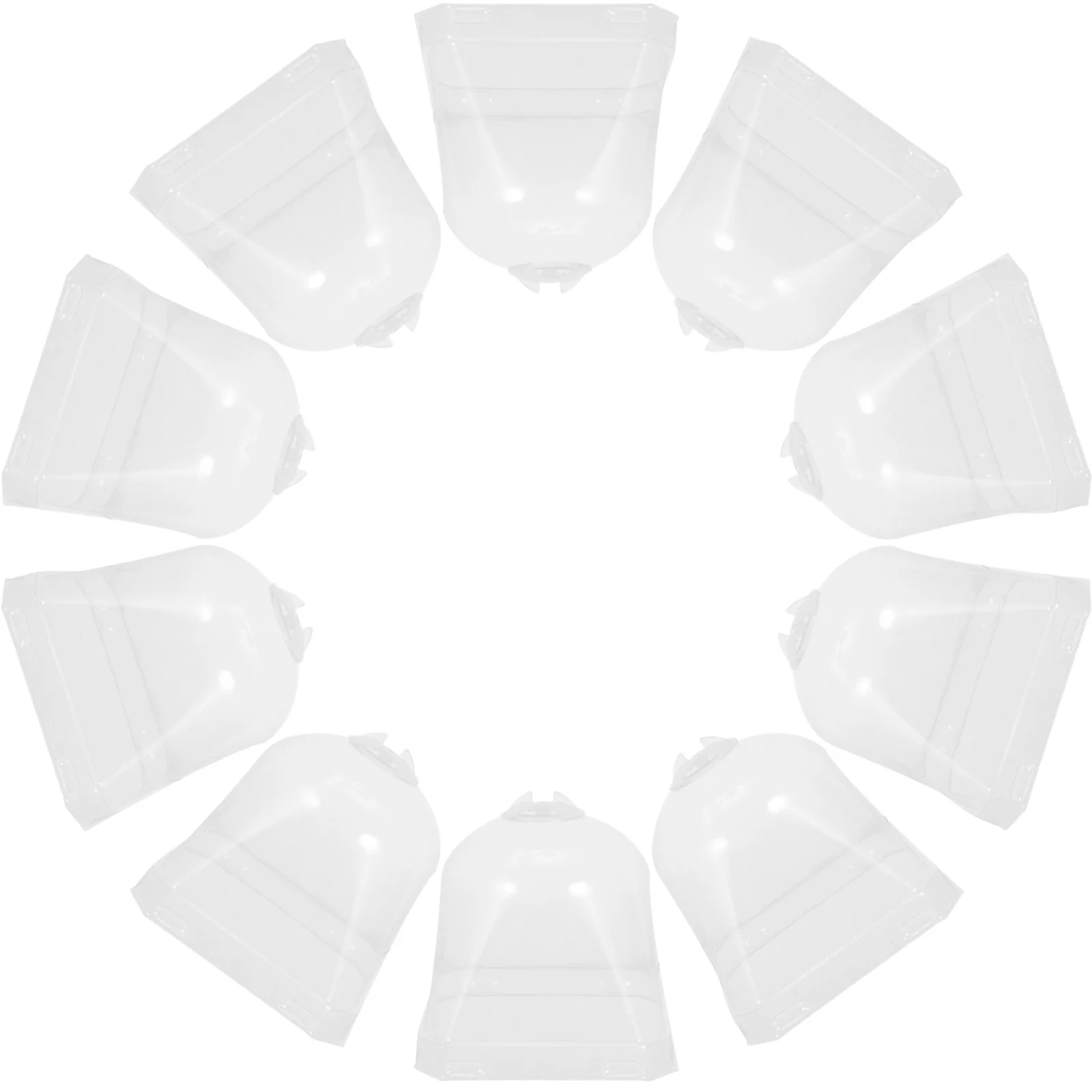 

Transparent Plastic Plant Cover Dome for Seedlings Freeze Protection with Ventilation Control Humidity Dome Round Germination