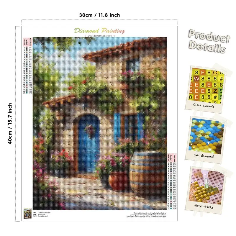 CHENISTORY Full Square Round Diamond Embroidery Cow Animal Cross Stitch Diamond Painting Cattle 5D DIY Mosaic Farm Home Decor - Image 2