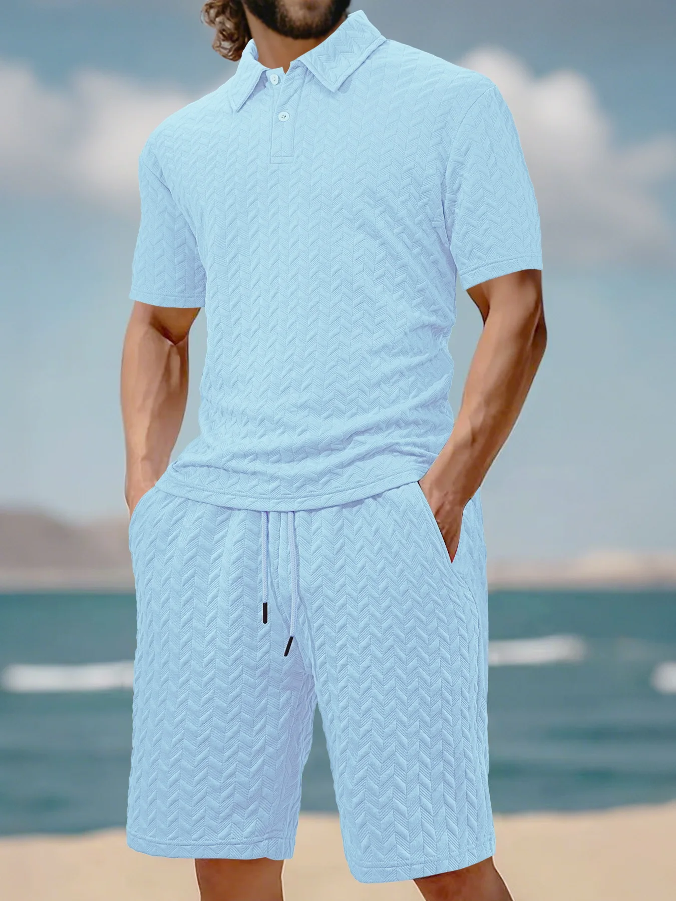 Casual Sports Style Short Two - Men'S Fashion Color บทวิจารณ์และราคา