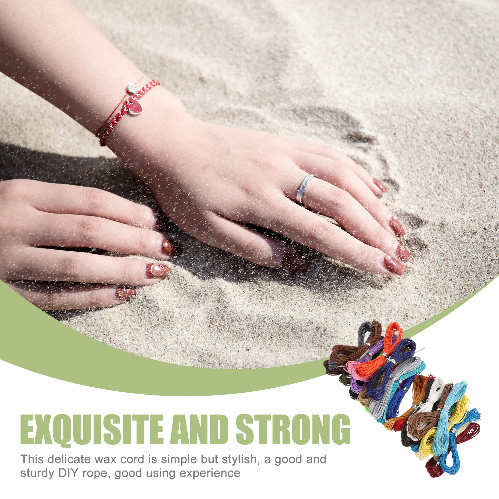 

30Pcs Jewelry Rope Waxed Cotton Cord Durable DIY Necklace Bracelet Making Cord Pendant String Wax Cord,jewelry Making Straps