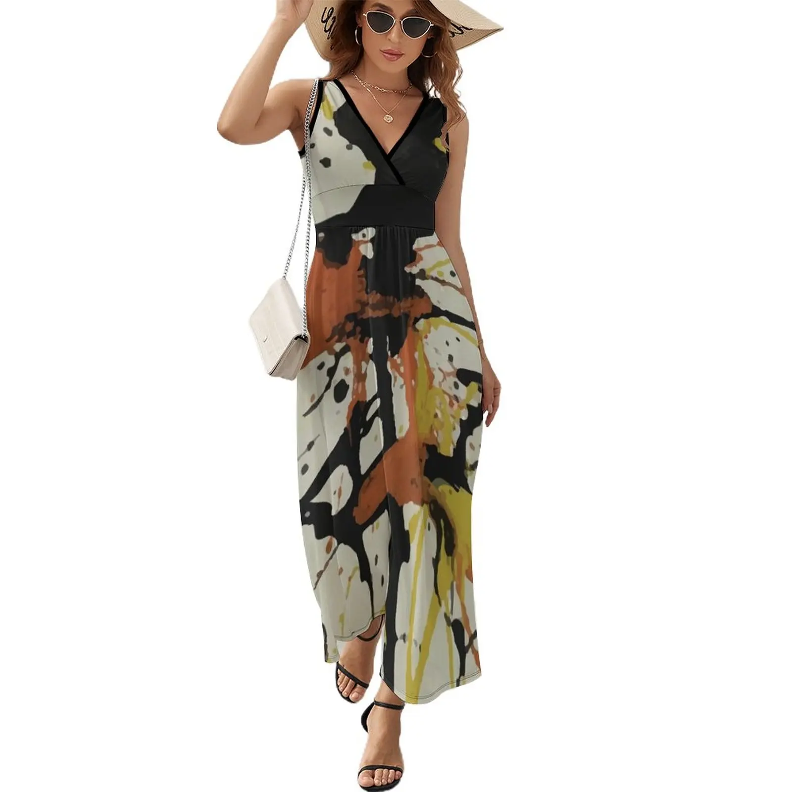 

Jackson Pollack | Number 26 Sleeveless Dress summer clothes for women women dresses women's clothing summer 2024 novelties