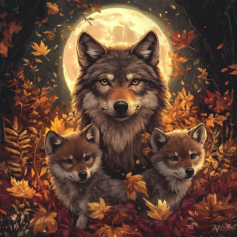 

GATYZTORY Oil Painting By Numbers For Adults Forest Wolf Canvas Painting Diy Gift Wall Decors Handiwork Paintings On Number