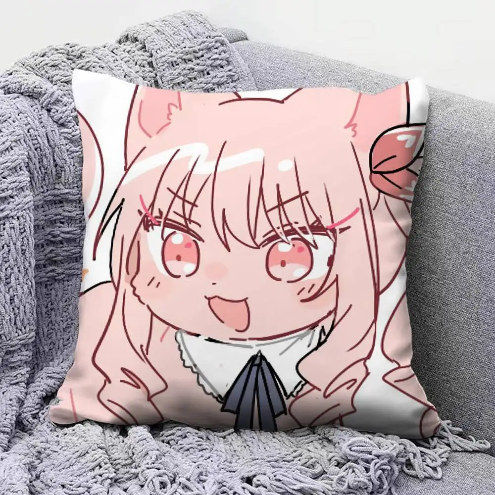 Mizuki Akiyama chibi Cute  Pillow Covers, Home Sofa Cushion Covers and Aecorative Custom