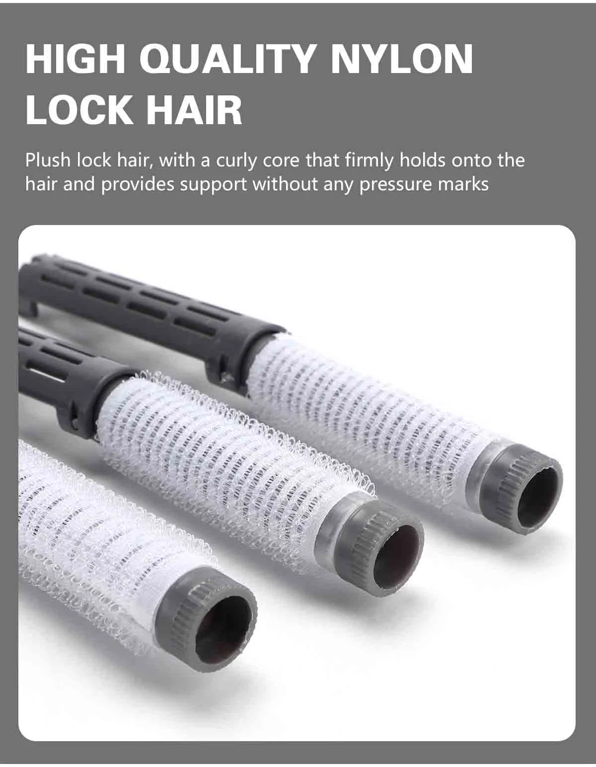 20/14Pcs Barbershop Salon Nylon Haken Schleife Lockenwickler Set Haar Wurzel Dauerwelle Stangen Bars Lockenwickler für Frauen lange Kurze Haare Dauerwelle Werkzeug – Detail 3