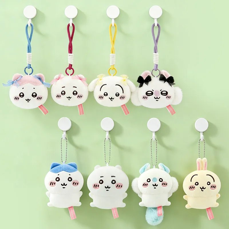 Boneco de Pelúcia Original Chiikawa Anime, Chaveiro Kawaii Usachi, Pingente Hachiware, Ornamento para Mochila, Brinquedo, Presente de Aniversário