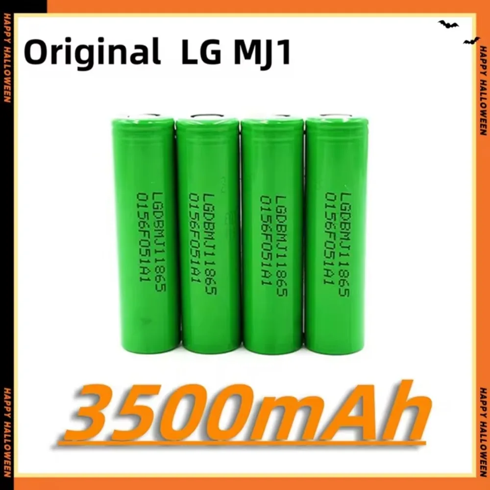 New 18650 lithium battery 3500mAh 3.7v 25A INR18650 MJ1 high power power tool battery 18650 rechargeable battery+Charger