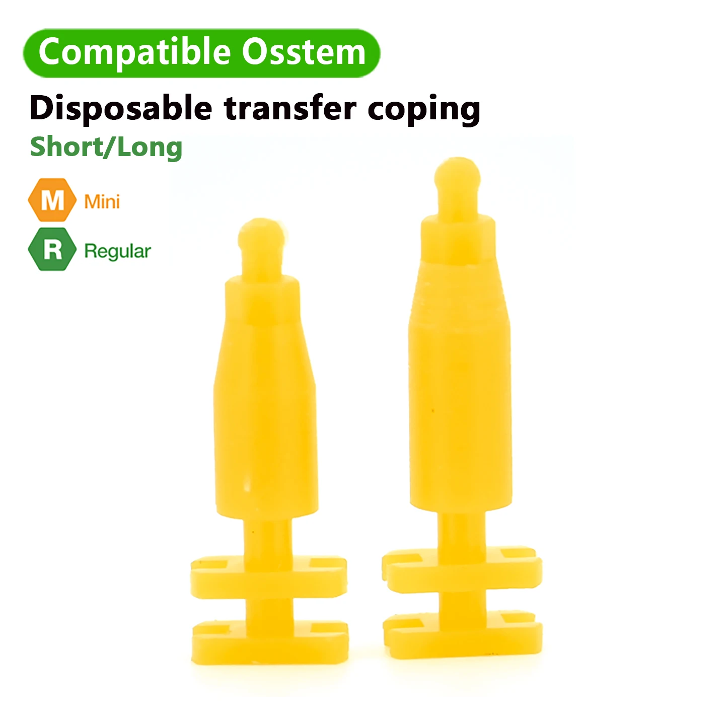 Dental Implant Transfer Coping Osstem Compatible Open Tray Disposable Plastic Impression Post OEM ODM Factory Stock 24H Shipping