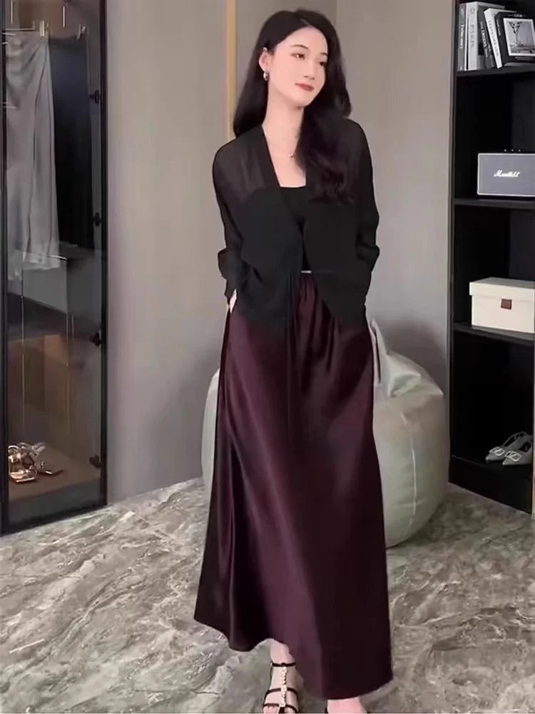 

Рубашка в китайском ретро-стиле на пуговицах, ультратонкая, с длинным рукавом, свободного кроя, универсальная, с защитой от УФ-излучения, больших размеров, повседневная