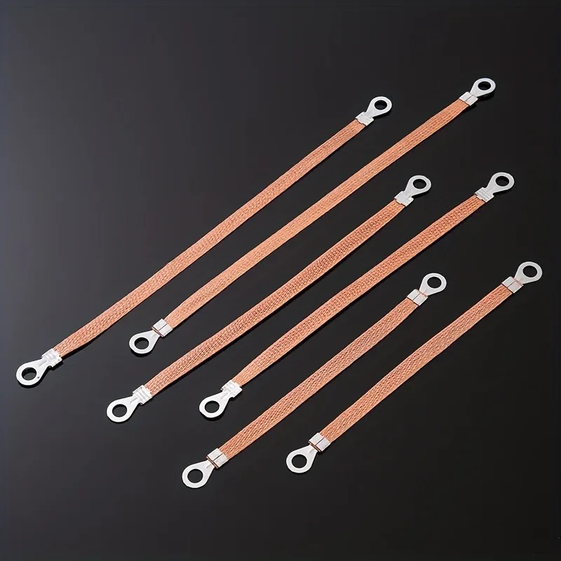 20 stuks brugverbinding aarddraad aardband koperen kabelset voor PV zonneverdeelkast met koper beklede aluminium aarddraad