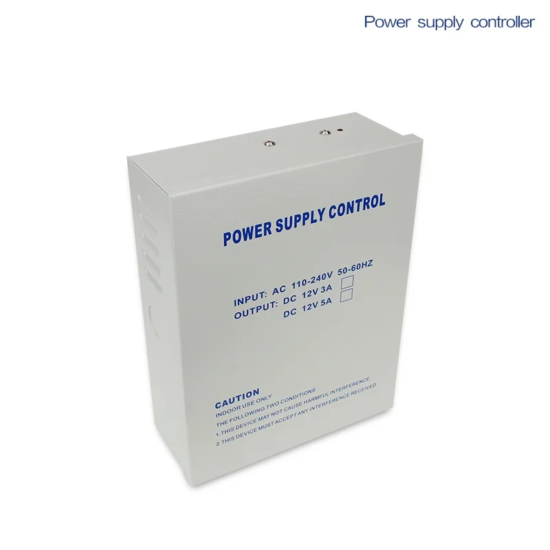 5A Universal 12V Power Supply With Backup Battery Interface For Door Access Control System