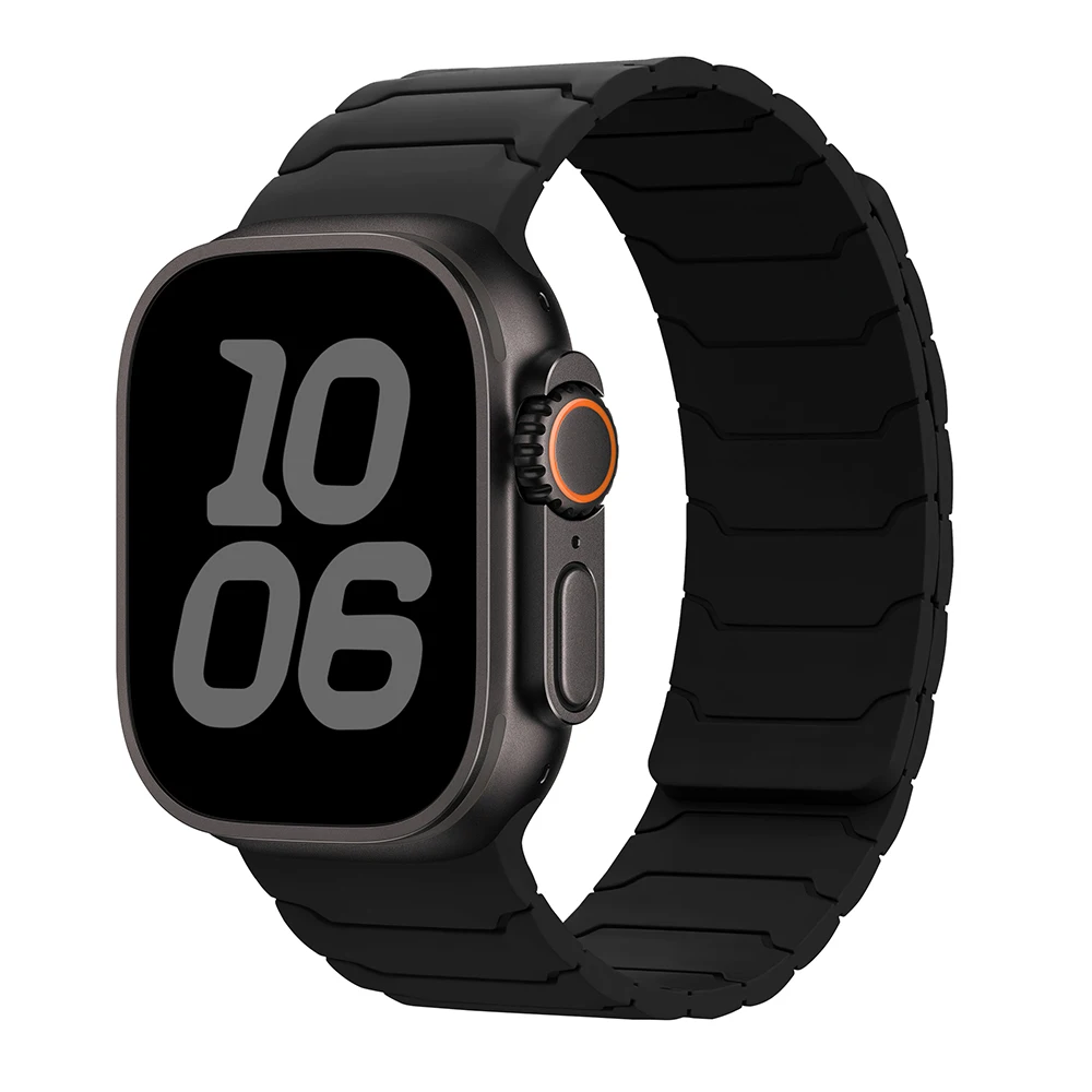 Magnetarmband für Apple Watch Band Ultra 2 3 49 mm 44 mm 40 mm 41 mm 46 mm 42 mm 45 mm 38 Silikonarmband IWatch Serie 11 9 8 SE 10