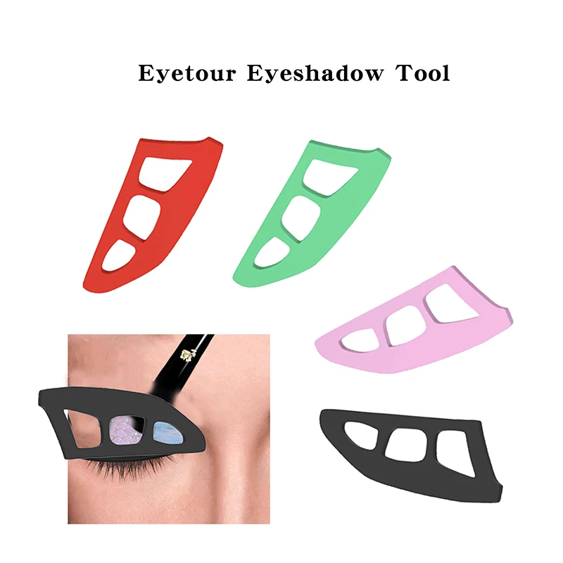1/3/4 Stuks Eyetour Uw Glam Bestie Eyetour Oogschaduw Tool Eyetour Make-Up Tool Voor Oogschaduw Oogschaduw stencils Voor Ogen Vrouwen